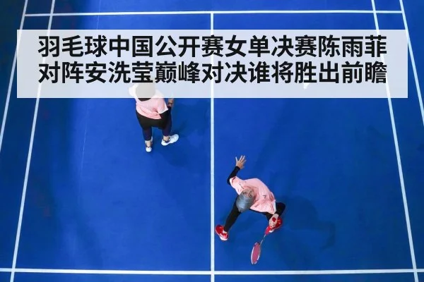 羽毛球中国公开赛女单决赛陈雨菲对阵安洗莹巅峰对决谁将胜出前瞻 - kaiyun